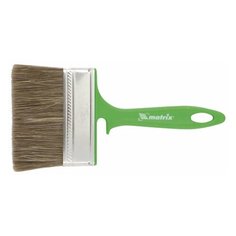 Кисть плоская 100 мм, смешанная щетина, пластиковая ручка, для работ по дереву, MATRIX, 83376, 2 шт.
