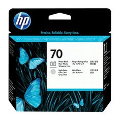 Головка печатающая для плоттера HP (C9407A) DesignJet Z2100/Z3100, №70, черная и светло-серая, оригинальная, 1 шт.