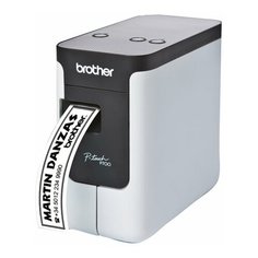 Принтер этикеток BROTHER PT-P700, ширина ленты 3,5 - 24 мм, до 30 мм/сек, разрешение 180 точек/дюйм, автообрезка, 1 шт.