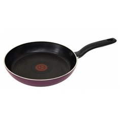 Сковорода Tefal Cook Right, 26 см, черная смородина
