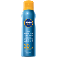 Nivea Sun освежающий солнцезащитный спрей Защита и прохлада SPF 30 200 мл