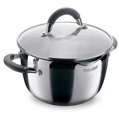 Кастрюля Rondell Flamme, 2.3 л, стальной