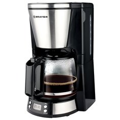 Кофеварка BRAYER BR1121, черный/серебристый