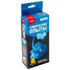 Набор LORI Химические опыты. Style slime голубой