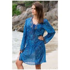 Пляжная туника MIA-AMORE Riviera 8254, размер XS, синий