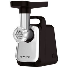 Мясорубка BRAYER BR1601, серебристый/черный