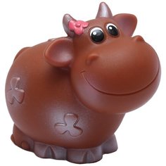 Игрушка для ванной ОГОНЁК Коровка Ириска (С-1544) коричневый