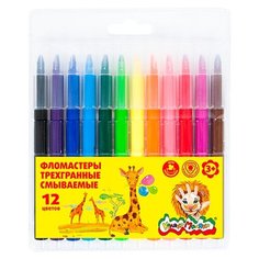 Каляка-Маляка Фломастеры 12 шт. (ФТГКМ12) разноцветные