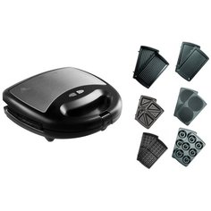 Прибор со сменными панелями REDMOND Мультипекарь RMB-M607, черный/серебристый