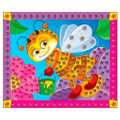 Рыжий кот Мозаика из пайеток Пчелка М-4350