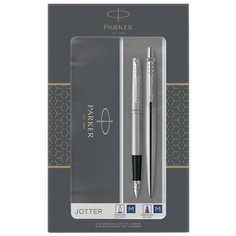 PARKER набор перьевая и шариковая ручки Jotter Core, M, 2093258, синий цвет чернил