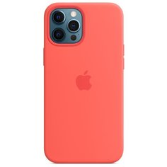 Чехол-накладка Apple MagSafe силиконовый для iPhone 12 Pro Max розовый цитрус