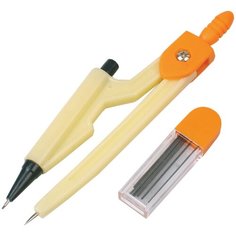 CENTRUM Циркуль Козья ножка + набор стержней (82162) желтый