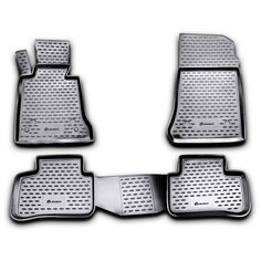 Комплект ковриков салона ELEMENT NLC.34.22.210k для Mercedes-Benz GLK-klasse 4 шт. черный