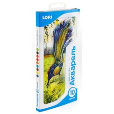 LORI Акварельные краски 10 цветов (Акп-002)