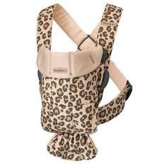 Рюкзак-переноска BabyBjorn Mini Cotton, Beige/Leopard