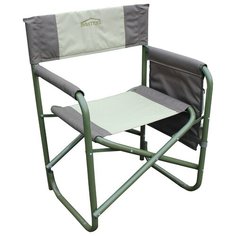 Кресло Митек Люкс 02 серый/зеленый