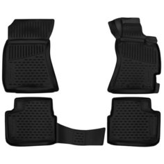 Комплект ковриков салона ELEMENT 3D4620210 для Subaru Forester 4 шт. черный