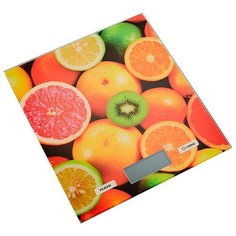 Кухонные весы DELTA КСЕ-52 оранжевый/зеленый