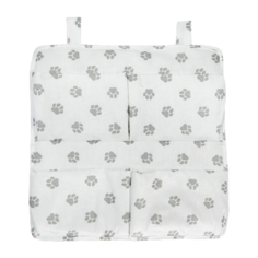 Amarobaby Органайзер на кроватку Smart Holder лапки серые