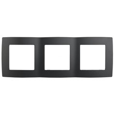 Рамка 3п ЭРА12-5003-05, антрацит ERA
