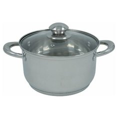 Кастрюля Bohmann BH-0805-16, 2 л, серебристый/серый