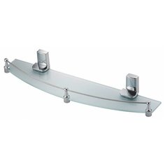 Полка в ванную WasserKRAFT Leine K-5044 стеклянная с бортиком