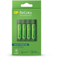 Зарядное устройство USB для аккумуляторных батарей GP B421+ аккумуляторные батарейки АА(HR6) 2100 мАч. 4шт.