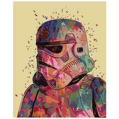 Штурмовик Раскраска по номерам на холсте Живопись по номерам KTMK-09990 40х50