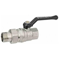 Кран шаровой Bugatti 3/4" с накидной гайкой (РЫЧАГ из алюминия) серия Oregon