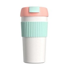 Термокружка Xiaomi Kiss Kiss Fish Rainbow 490ml Pink Mint