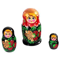 Матрешка Бэмби P45/753, 3 кукол БЕМБi