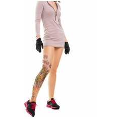 TTights Колготки No COVID-19 с имитацией тату, 007V01C01R, телесный, OS