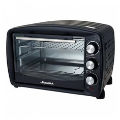 Эл. духовка АКСИНЬЯ КС-5700 ЧЕРНАЯ 36л 1750 Вт,2 нагрев.элем.,1 противень,решетка, таймер, термостат