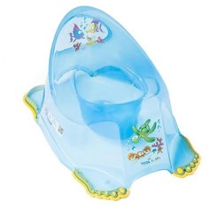 Горшок АКВА антискольз. (упак.20шт.) (Tega) (голубой)