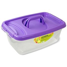 Контейнер для продуктов"Чезаре" 16 л фиолетовый Martika