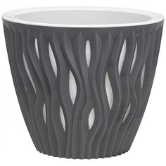Кашпо "Вдохновение" 3л серый BMC