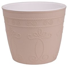 Кашпо Ажур 4л пудровый BMC