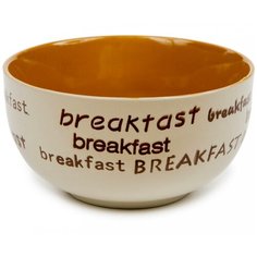 Салатник HomeStar Завтрак белый 14 см