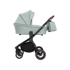 Универсальная коляска CARRELLO Epica (2 в 1), teal green/black frame, цвет шасси: черный