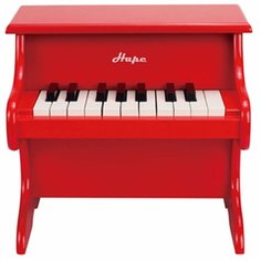 Hape пианино E0318 красный