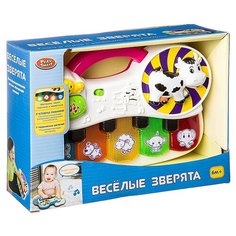 Развивающая игрушка Play Smart Веселые зверята (7134), белый/красный