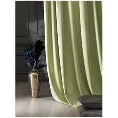 Штора/портьера канвас Magiza арт.14202, 200*270, фисташковый