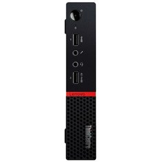 Настольный компьютер Lenovo ThinkCentre M715 Tiny (10VG002MRU) Tiny-Desktop/AMD Ryzen 3 2200GE/4 ГБ/256 ГБ SSD/AMD Radeon RX Vega 8/DOS черный
