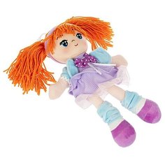 Мягкая кукла Oly, размер 26 см, РАС, Ника- оранжевые волосы Bondibon