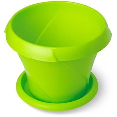 Кашпо Martika "Флориана" с поддонником 0,3л д100 салатовый