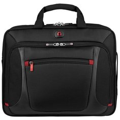 Портфель для ноутбука 15 WENGER 600643, черный, полиэстер/ПВХ, 40 x 15 x 33 см, 9 л