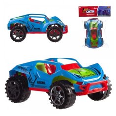 Машинка ABtoys спортивная, с заводным механизмом и световыми эффектами