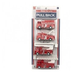 Игровой набор Машинки пожарные 4шт инерционные ABtoys SY713-12X