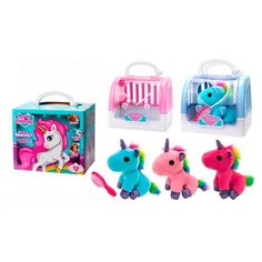Мой питомец. Единорог в переноске с расческой Junfa Toys